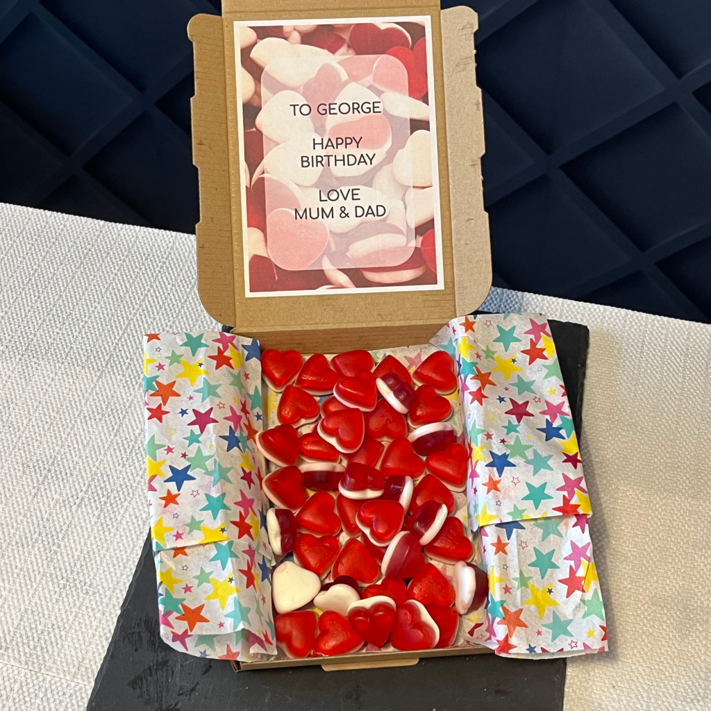 Haribo Heart Throbs Gift Box - Sugary Gifts